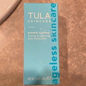 NEVER BEEN OPENED - TULA protect and plump face moisturizer.